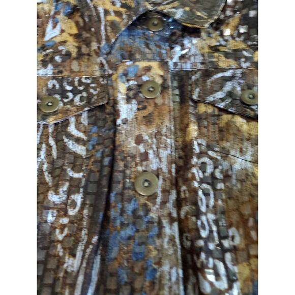 Ruby Rd Petites Women's Jacket Size 10P Multicolor Polyester Blend Stretch - Picture 8 of 12